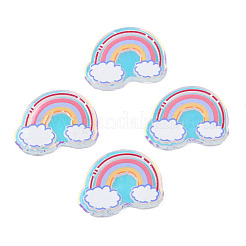 Transparent bedruckte Acryl-Cabochons TACR-N016-34
