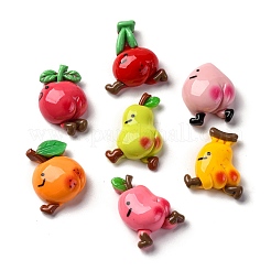 Undurchsichtige Decoden-Cabochons aus Harz RESI-S07-03