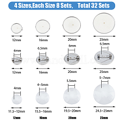 DIY-Set zur Herstellung einer leeren Kuppelbrosche DIY-DC0002-01