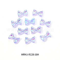 Galvanisierte Bowknot-Harz-Cabochons MRMJ-R128-16H