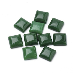 Natürliche weiße Jade Cabochons X-G-Q975-10x10-07