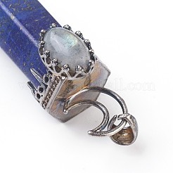Natürliche Lapislazuli große Anhänger G-F639-05D