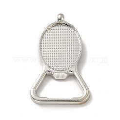 Legierung Anhänger Fassungen für Cabochon FIND-I018-02P