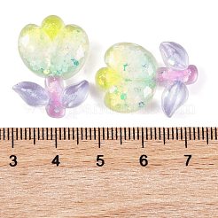 Transparente Epoxidharz-Blumen-Decoden-Cabochons CRES-M034-01C