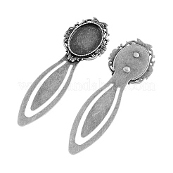 Tibetischer Stil Lesezeichen Fassungen für Cabochon TIBE-S161-AS-NR