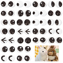 96 Stück 24 Stil Glaspuppenaugen Cabochons DIY-OC0011-83C