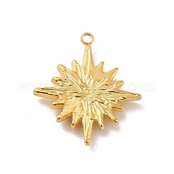 Ionenplattierung (IP) 304 Edelstahl Anhänger Strass-Einstellungen STAS-I197-013G
