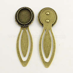 Eisen Lesezeichen Cabochon Fassung PALLOY-S033-36AB-NR
