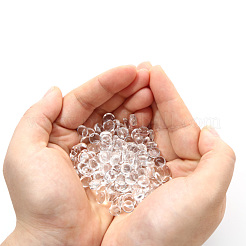 200 Stück transparente Glascabochons GGLA-YW0001-03