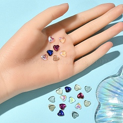 30 stücke 6 farben flache rückseite k9 glas strass cabochons MRMJ-YW0002-004