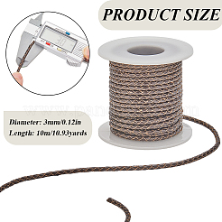 10 m geflochtenes Lederband WL-SC0001-04