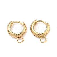 201 фурнитура для сережек-колец Huggie Hoop из нержавеющей стали&nbsp;STAS-P283-01X-G