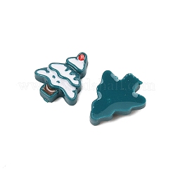Leuchtende Harz-Cabochons mit Weihnachtsmotiv RESI-U003-02A