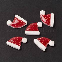 Weihnachtliche Cabochons aus undurchsichtigem Harz CRES-P022-08