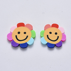 Handgemachter Ton-Cabochon CLAY-R084-02