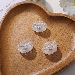 UV-Beschichtung transparente Harz-Cabochons mit Ozeanmotiv CRES-D306-01B