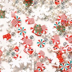 Weihnachten Thema handgemachte Fimo Cabochons CLAY-Q004-02A