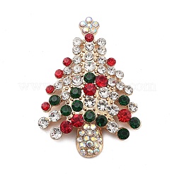 Strass-Cabochons aus weihnachtlicher Legierung FIND-U016-03G-04