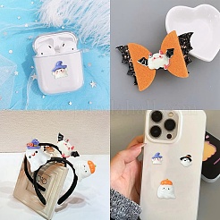 20 Stück 5 Stile Halloween opake Harz Decoden Cabochons CRES-YW0002-30