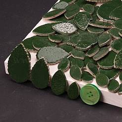 Blattform Porzellan Mosaikfliesen PW-WG00441-11