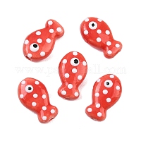 Фарфоровые бусины ручной работы&nbsp;PORC-B009-03O