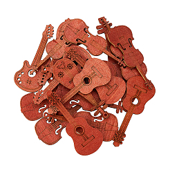 50 Stück 5 Arten Holzcabochons WOOD-CJ0001-51
