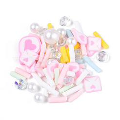 Handgemachter Ton-Cabochon CLAY-N013-17B