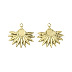 Cabochon-Fassungen für Anhänger aus Edelstahl 304 STAS-L269-038G