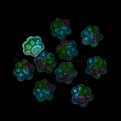 Leuchtende transparente Decoden-Cabochons aus Harz RESI-D013-11