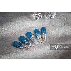 Strass-Cabochons aus Glas mit flacher Rückseite MRMJ-WH0077-075