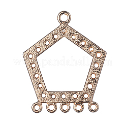 Mit Eisen filigrane Zubehör und Messing flach rund Cabochon Fassungen PALLOY-J589-10KCG