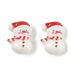 Weihnachtsmotiv opake Decoden-Cabochons aus Kunstharz CRES-M036-03K