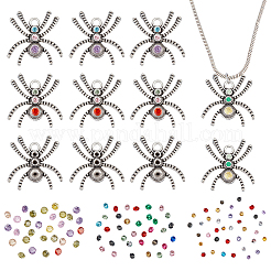 DIY-Set zur Herstellung eines Spinnenanhängers für Halloween DIY-GA0004-71