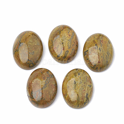 Natürliche Kräusel-Jaspis-Cabochons G-S330-15B