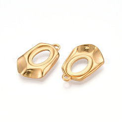Cabochon-Fassungen für Anhänger aus Edelstahl 304 STAS-N109-12G