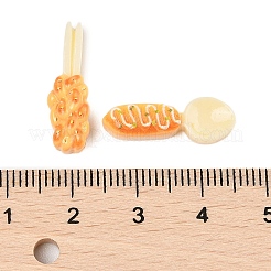 Cabochons aus opakem Kunstharz mit Esswerkzeugmotiv CRES-M037-11