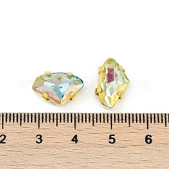 Латунные стеклянные стразы пришивные стразы RGLA-U001-02G