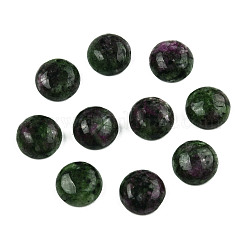 Synthetischer Rubin in Zoisit-Edelstein-Cabochons G-T020-8mm-17