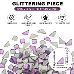 Glitzerglas Cabochons GLAA-FH0001-02C