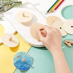 Деревянные волчки&nbsp;LS-WOOD-WH0027-66