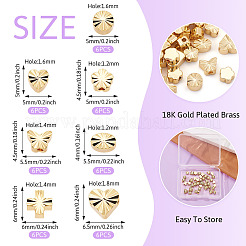 42шт 7 стиля латунные бусины&nbsp;KK-TA0001-95