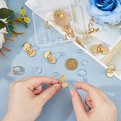 16 шт. 4 стиля фурнитуры для открытых манжет из нержавеющей стали 304&nbsp;DIY-HS0002-20