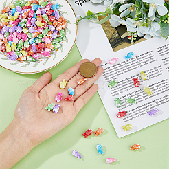 3 пакетик непрозрачных акриловых бусин SACR-DC0001-09