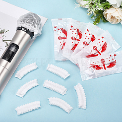 50 пара одноразовых чехлов для микрофона из нетканого материала&nbsp;AJEW-CN0004-87A