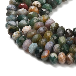 Природного индийского агата бисер нитей&nbsp;G-C259-A02-5x8mm