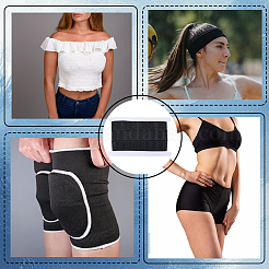 5 ярд плоской полиэстеровой противоскользящей эластичной ленты&nbsp;OCOR-GF0005-69A