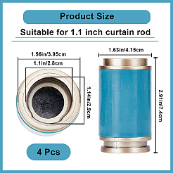 Пластиковые головки для карнизов&nbsp;FIND-GF0005-78C