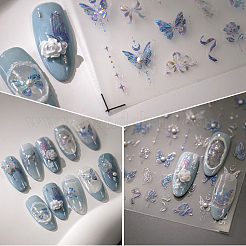 Наклейки для ногтей с рисунком банта для домашних животных&nbsp;MRMJ-WH20017-014