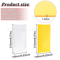 2шт. 2-х цветные акриловые пластины DIY-FG0004-52