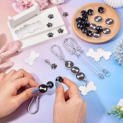 Наборы для самостоятельного изготовления брелока с отпечатком лапы&nbsp;DIY-TA0013-74